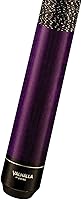 Viking Valhalla VA117 58" 2-Piece Pool Cue Stick with Irish Linen Wrap - 19oz Purple Hard Rock Maple Shaft
