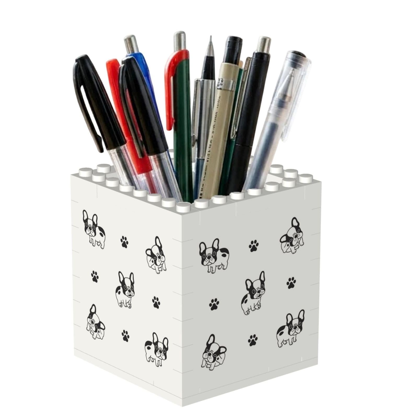 Poadnly French Bulldog Paw, Pen Pot Pencil Holder for Office Home School, Compact Desk Organiser for Office Stationery