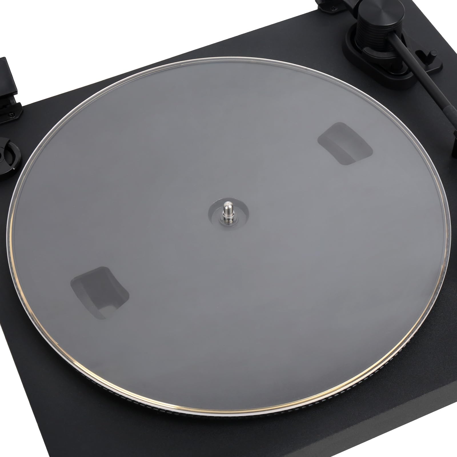 Clear Acrylic Turntable Platter Mat for All Vinyl Player 12" Anti Vibration Record Slipmat by Gartopvoiz