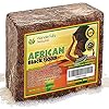 Organic African Black Soap - For Acne & Dark Spots | Natural Vegan and Cruelty Free â Satisfaction Guarantee 1lb bar | 90 day Supply