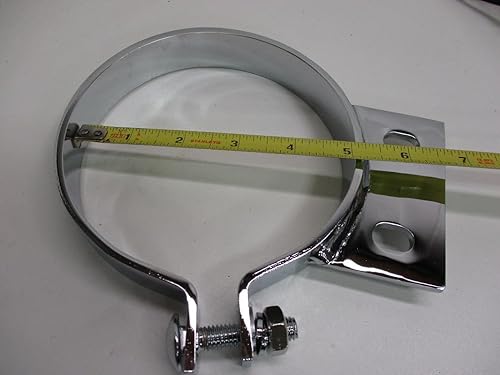 Peterbilt - Abrazadera de soporte de montaje de 5 pulgadas, cromado 379 359 1987-1993, actualización lista para carretera