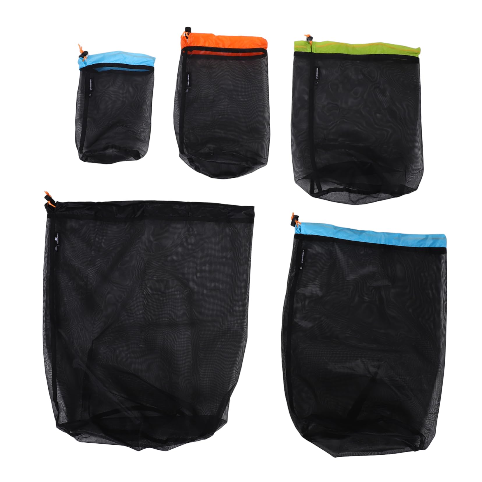 JOINPAYA 1 Set Compression Storage Bag for Travel Camping Hiking Drawstring Mesh Stuff Sack for Backpacking Durable Polyester Design Lightweight Portable