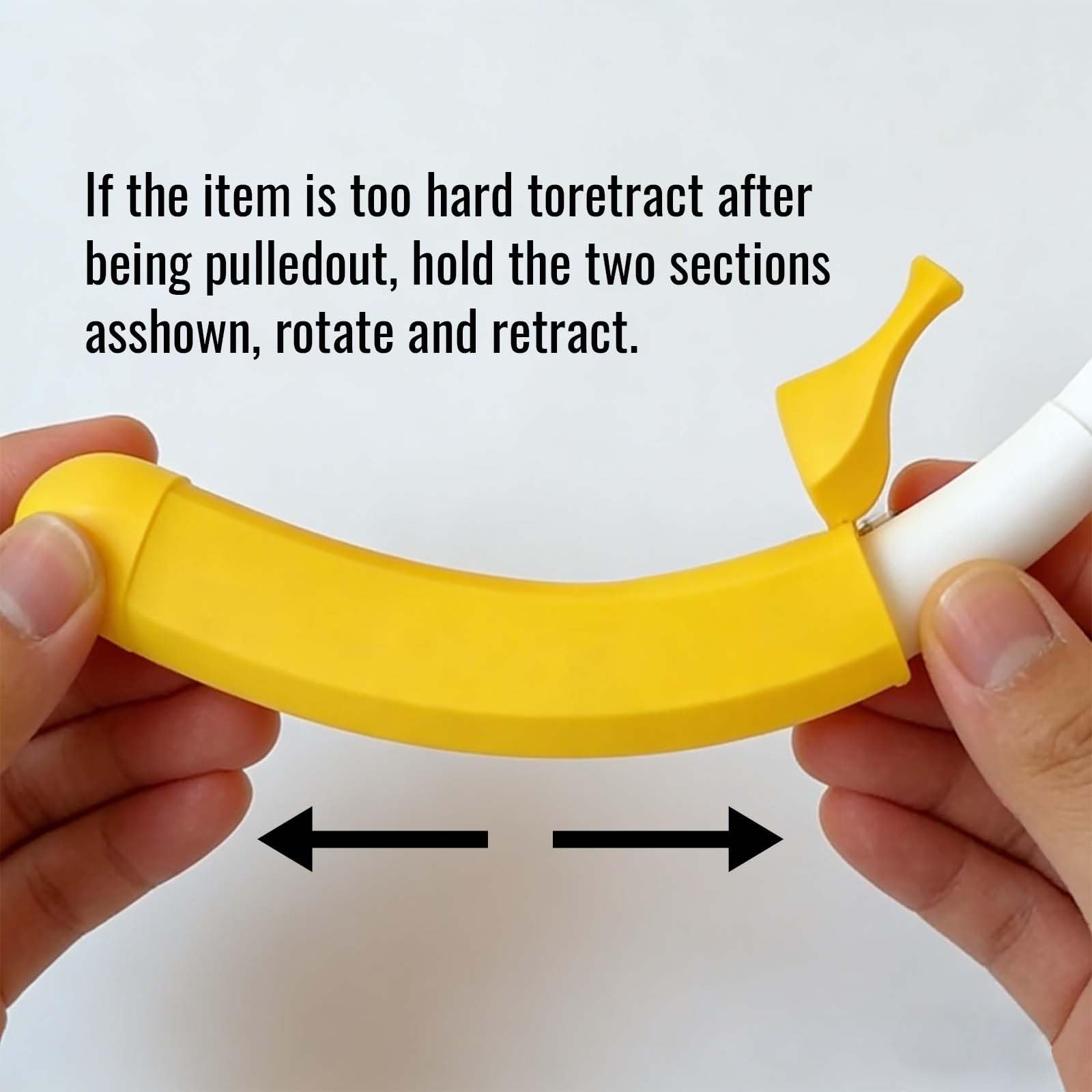 Retractable Banana Novelty Sword, 3D Printed Extendable Toy for Cosplay Parties Gifts - Image 2