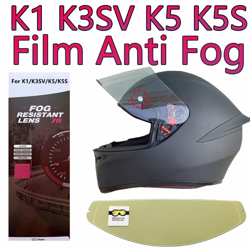 K5 Shield Anti Fog Film for AGV K1, K1S, K3SV, K5, K5S (Anti Fog Film)