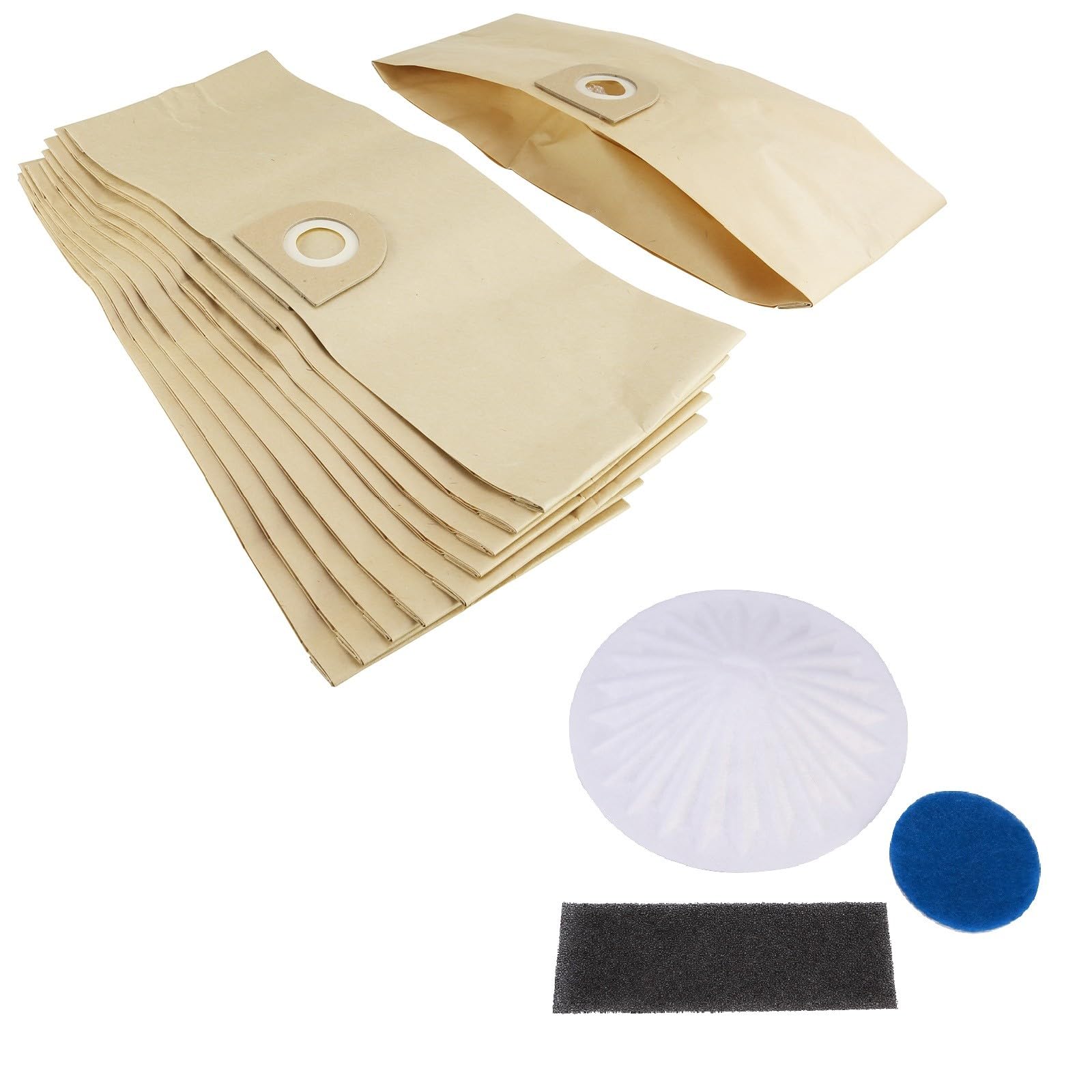 First4Spares Dust Bags & Filter Set For Vax 3-in-1 Multifunction 6131 Vacuum Cleaners x 10 Bags