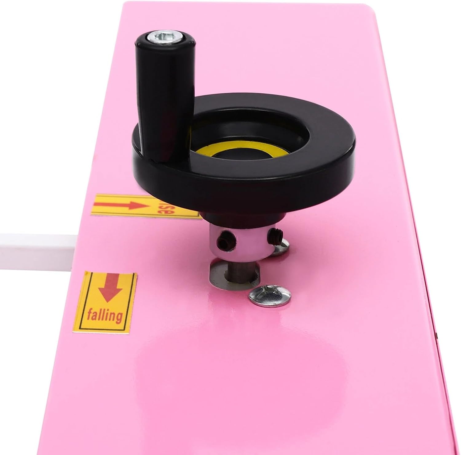 Professional Cake Icing Machine with Turntable, 200W Motor, Adjustable Spreader for 4-12 inch Cakes, Bakery Decorating Tool (Pink)