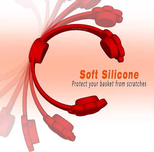 Miniatura 7 de 12 imanes para freidora de aire para papel pergamino, hebilla de silicona magnética para sujetar los forros de bloqueo, desechables de forma segura,