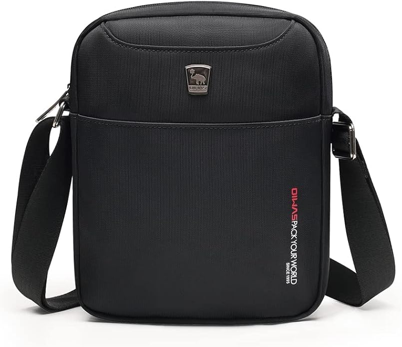 OIWAS Small Messenger Bag Crossbody Shoulder Bags for Men, Mini Sling Pack Handbag Mens Nylon Travel Purse