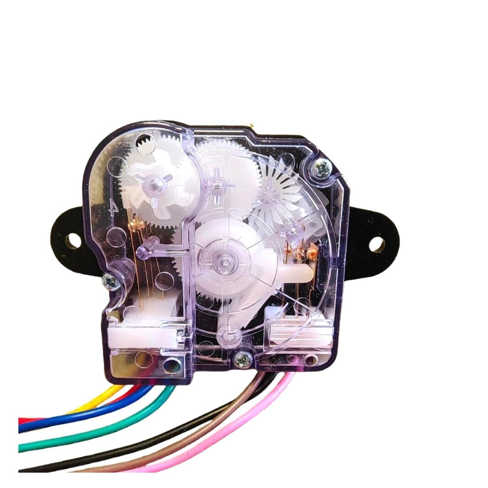 Shiketong 1Pcs Washing Machine Timer Spare Parts 7 Wires Timer With Large Lugs 3 Contact Terminals 8.5Cm Hole Spacing Regulation Switch Laundry Machine Switch