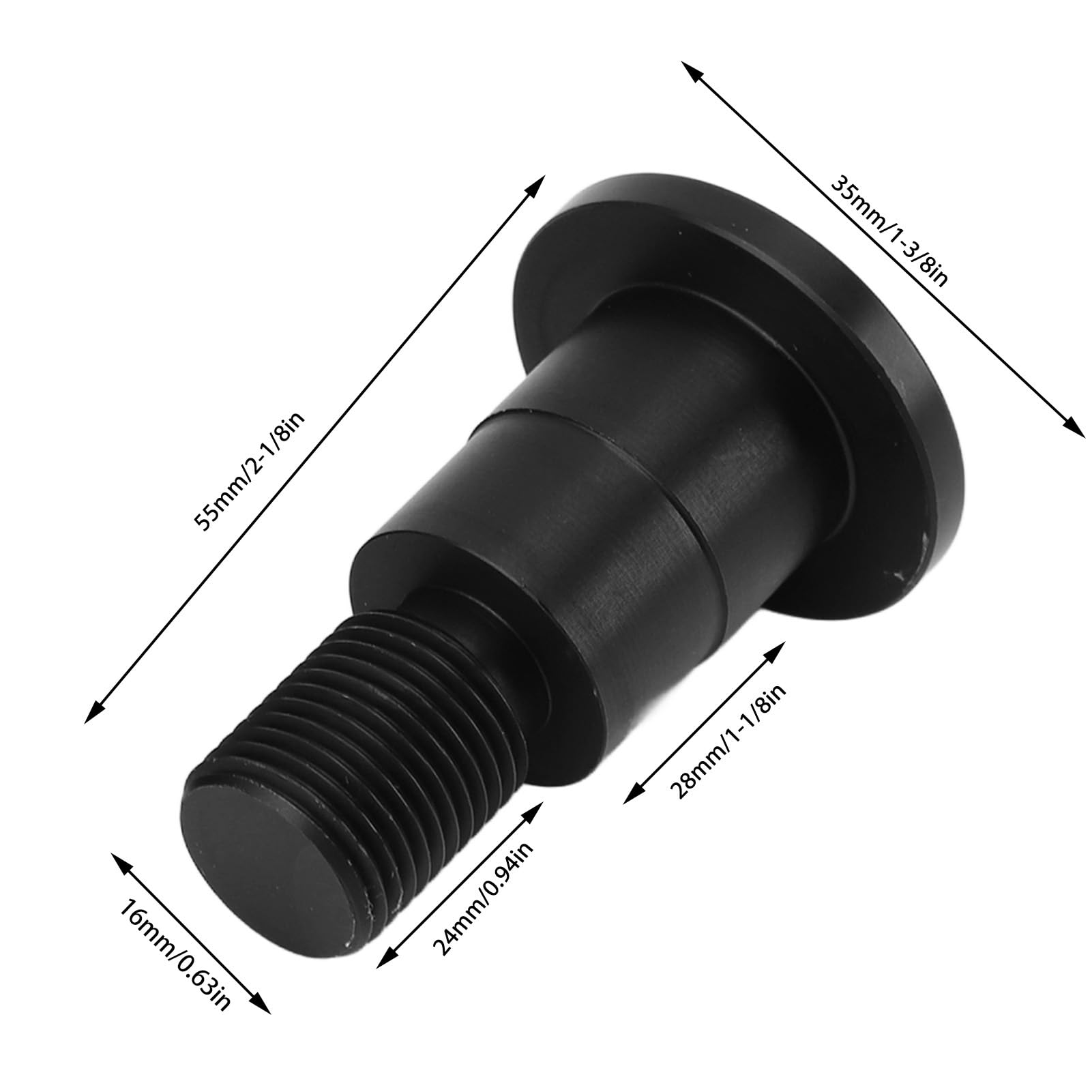 2 Stück Motorrad Lenkerspiegeladapter M16 Gewinde für MT07 MT09 MT10 XSR700 XSR900, CNC Aluminium Spiegelhalterung für Lenkerendenmontage