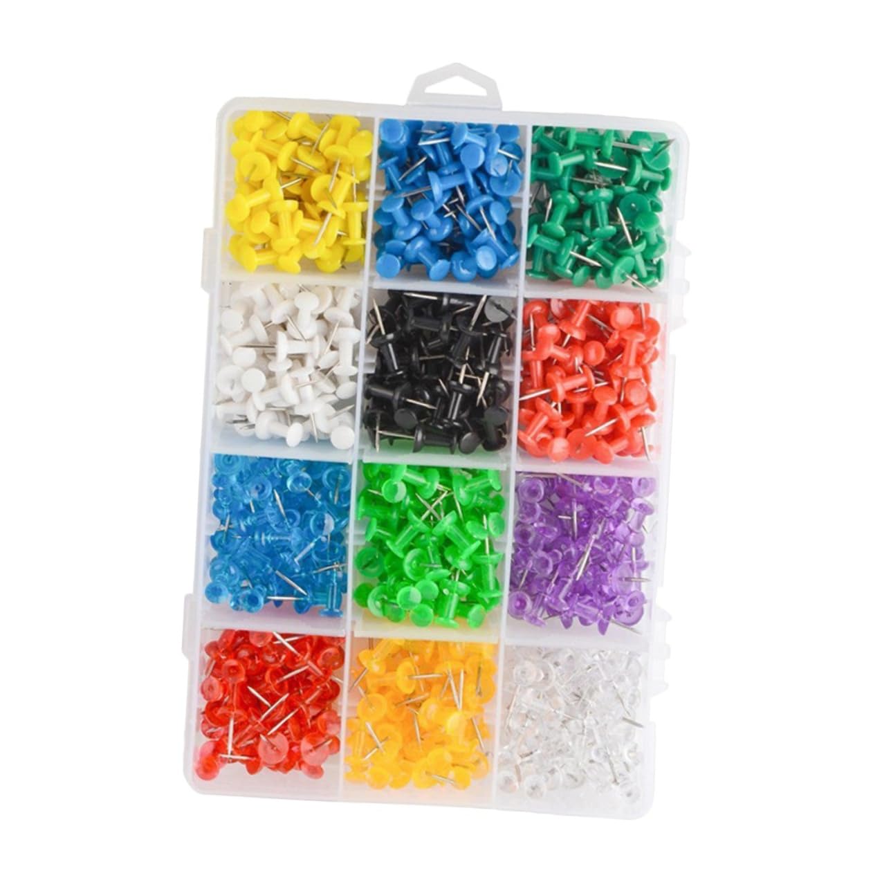 12piezas Chinchetas De Corcho Coloridas para y Tableros De Anuncios para y Escuela