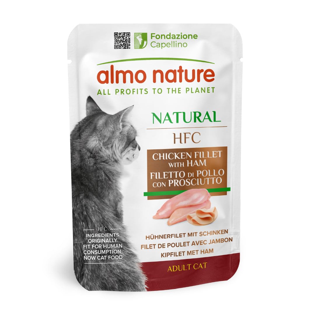 Almo Nature HFC Natural - Wet Cat Food for Adult Cats - Chicken