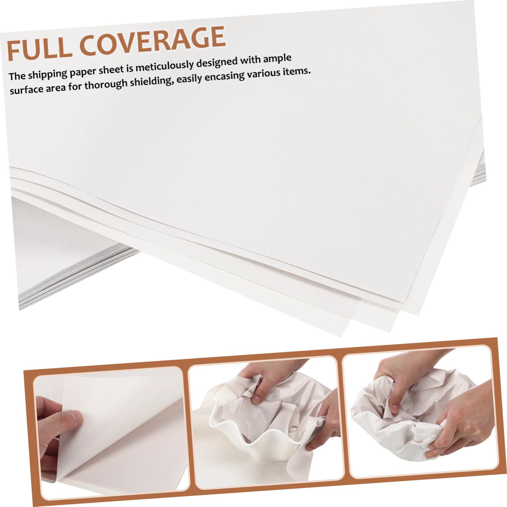 ERINGOGO 100 Sheets Newsprint Paper Wrapping Paper Rolls for Moving Packing Supplies Sheets