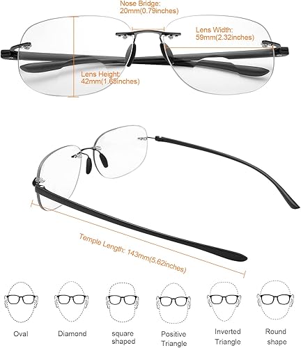 Miniatura 3 de YIMI Gafas de lectura bifocales fotocromáticas para hombres y mujeres, para lectura solar UV, computadora, antiluz azul, lejos y casi de doble uso
