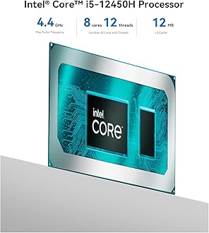 Beelink EQI Mini PC W-11 Pro i5-12450H 16GB DDR4 500GB NVMe M.2 SSD Dual Display 4K@60Hz Output, Built-in Wi-Fi 6, RJ45, PSU Office Mini Computer