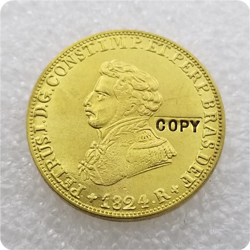 Replica of the 1824 Brazilian 4000 Reis Gold Coin