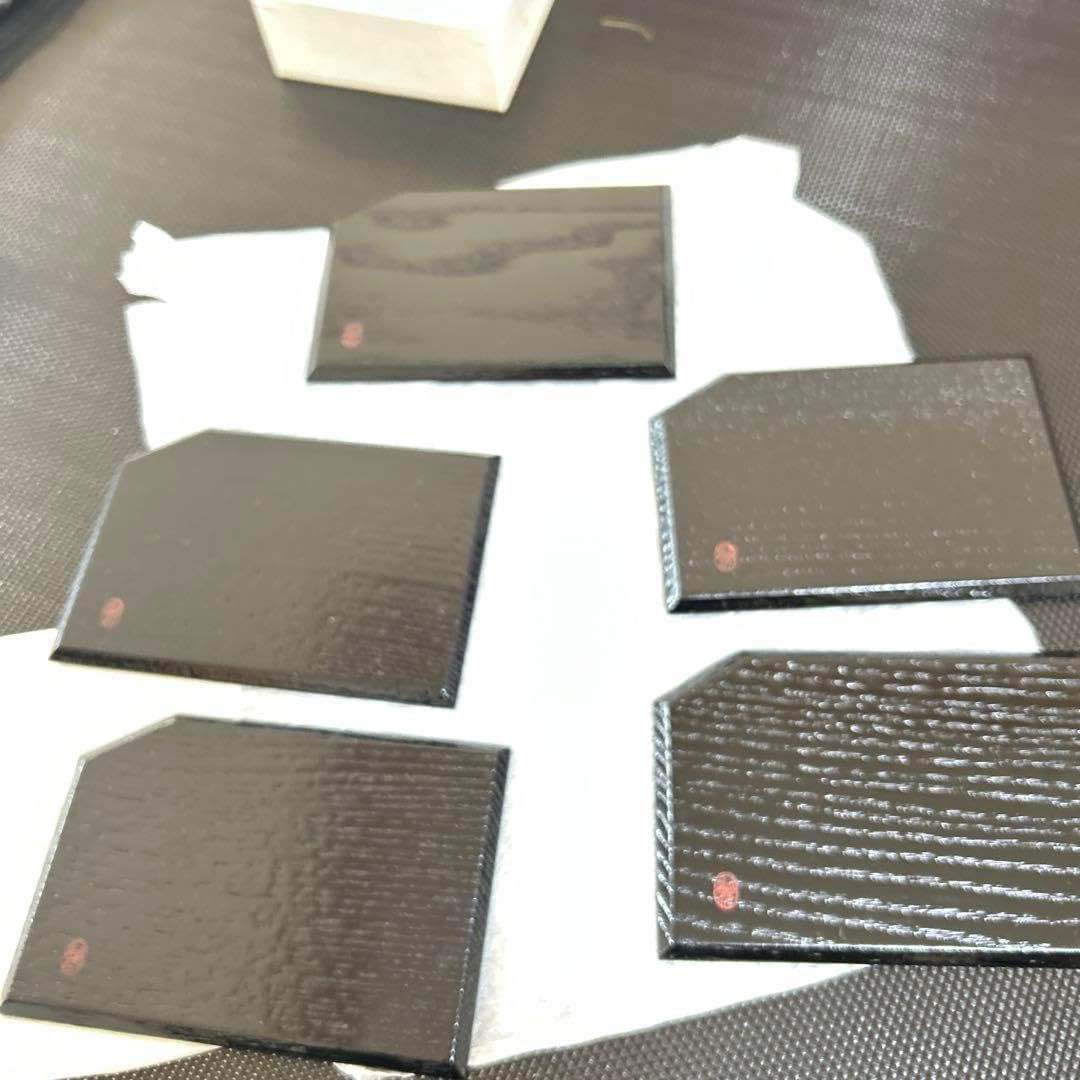 北海道 瘤杢こぶ 茶托 7枚セット 木工芸品 レトロ 希少 北海道