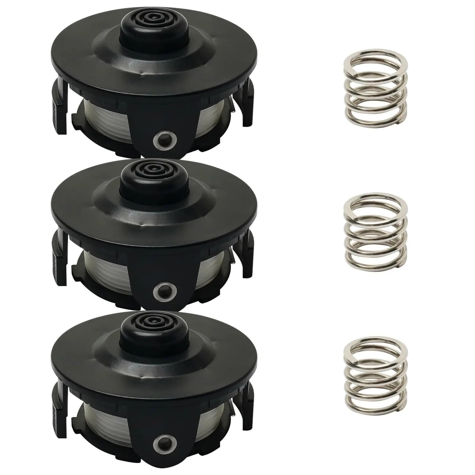 Testina for decespugliatore con Molla for Mak-ITA for Tap & Go 195858-1 196146-9 Accessori for Tosaerba e Utensili elettrici da Giardino di Ricambio(3pc)