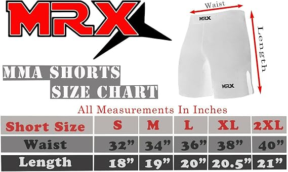 MMA BJJ Unisex Training Cage Fighting Grappling Martial Arts Boxing Muay Thai Wrestling Shorts.