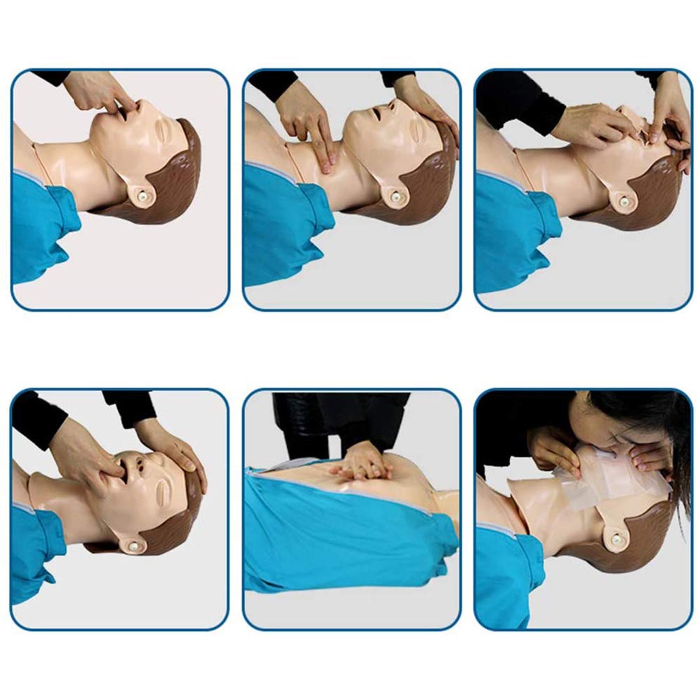 ZMIN Erste Hilfe Trainingspuppe Übungspuppe Practi für Wiederbelebung, Reanimationspuppe Erste Hilfe für medizinische pädagogische Trainingshilfe