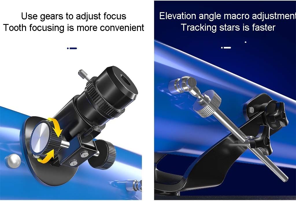 Beginner Astronomy Telescope for Kids & Adults with Adjustable Tripod,114mm Large Diameter,Portable Travel Astronomy Telescope Gifts for Adult Students and Children (Color : Package 4)