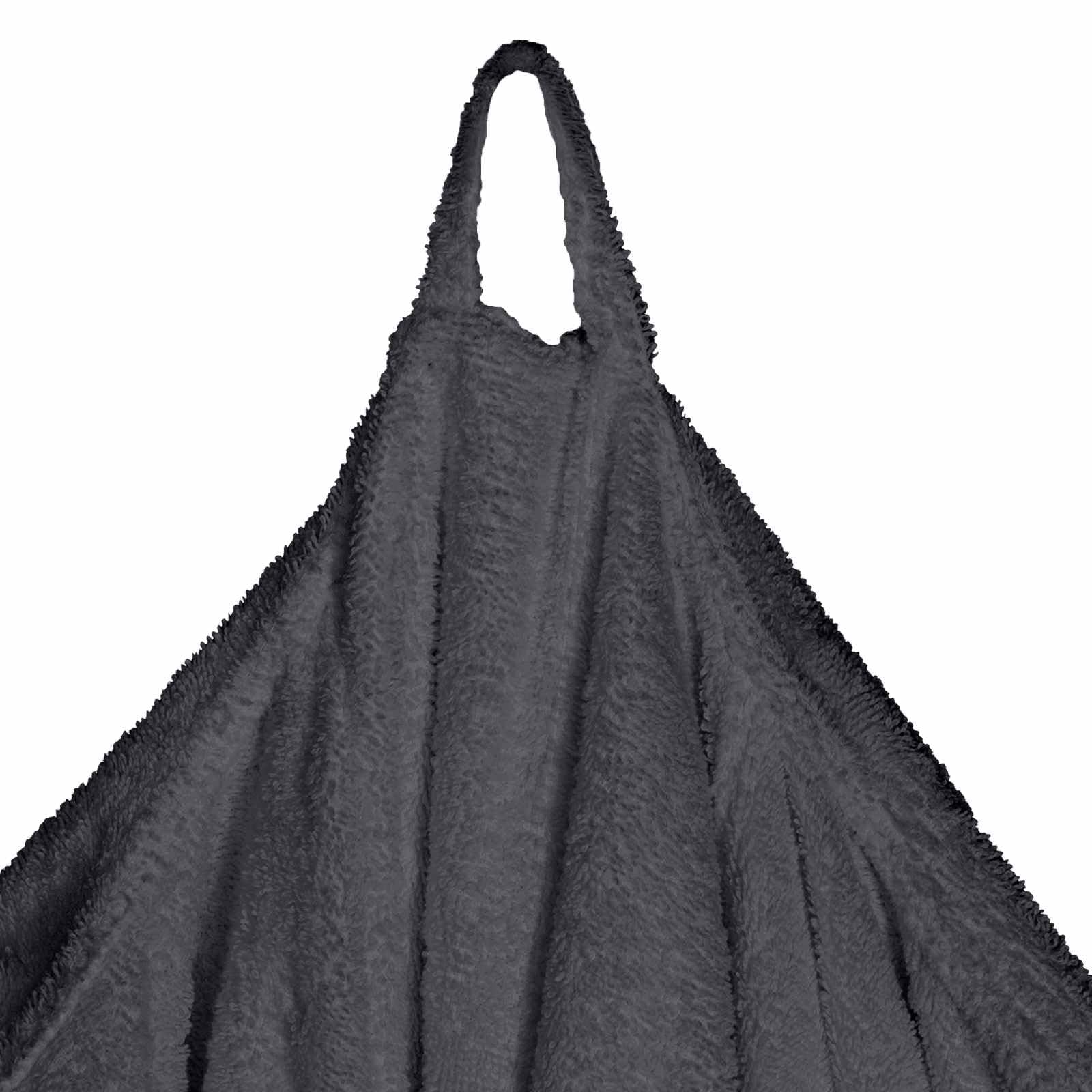 Albornoz KINN antracita de 100% algodón XXL con cinturón ajustable para sauna, spa y hogar, bata suave para un cálido confort y un secado cómodo después del