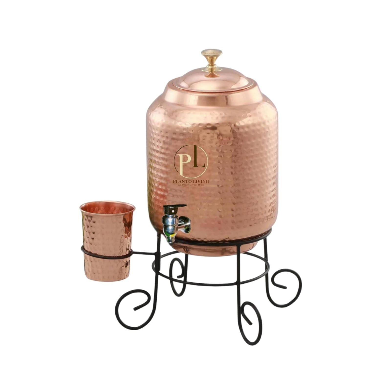 See full amazon price history chart for Planto Living Pure Copper Water Dispenser 5 Litre Matka,Pot Container with 1 Copper Glass and Stand to Keep Water Cold in Summer | Pure Copper and Ayurvedic Health Benefits 5000ml Planto Living Pure Copper Water Dispenser 5 Litre Matka,Pot Container with 1 Copper Glass and Stand to Keep Water Cold in Summer | Pure Copper and Ayurvedic Health Benefits 5000ml (B0BDDYPMY9) Amazon Price History, Amazon Price Tracker