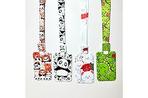 Adorable 'uhoo' Creature ID Card Holder & Lanyard Set