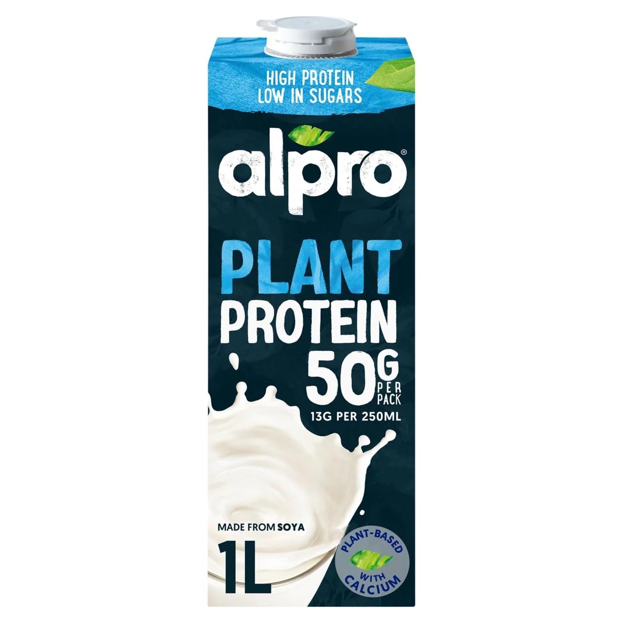 Soya Drink - High Protein - Plant-Based Long Life Dairy Free & Lactose Free Milk Alternative - 1L