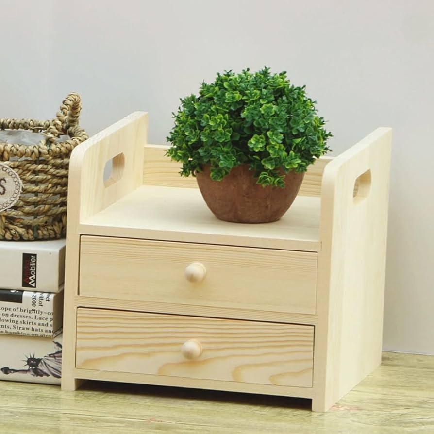 Amazon.co.jp: MJKQ9 引き出し 木製 ミニチェスト スタイル6