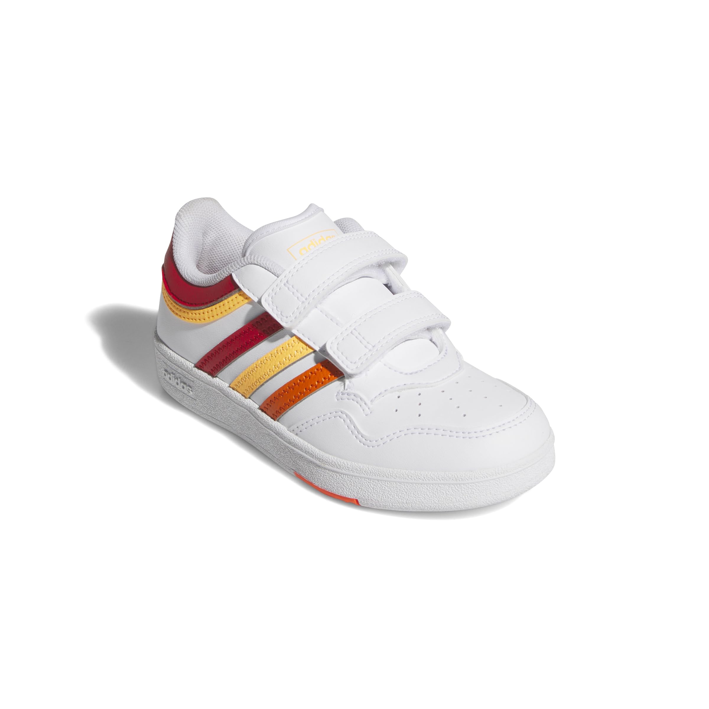 adidas Mixte Enfant Hoops 4.0 Shoes, FTWR White/Better Scarlet/Flash Orange, 34 EU