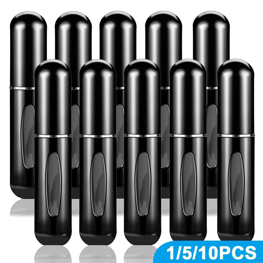 Vaporisateur Lot de 5 ou 10 mini flacons vaporisateurs parfum portables ml, distributeurs cosmétiques, conteneurs voyage(106-1-2-3-4-5-6)