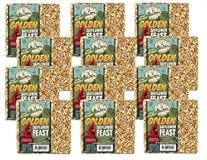 Mr&period; Bird 12- Pack Golden Safflower Feast Small Wild Bird Seed Cake 4 oz