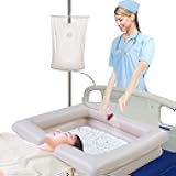 Hair Washing Basin for bedridden, wash Hair in Bed, Designed for Disabled, Bedridden and Handicapped Portable Washing Hair Basin with Pillow.(1set=5pcs)