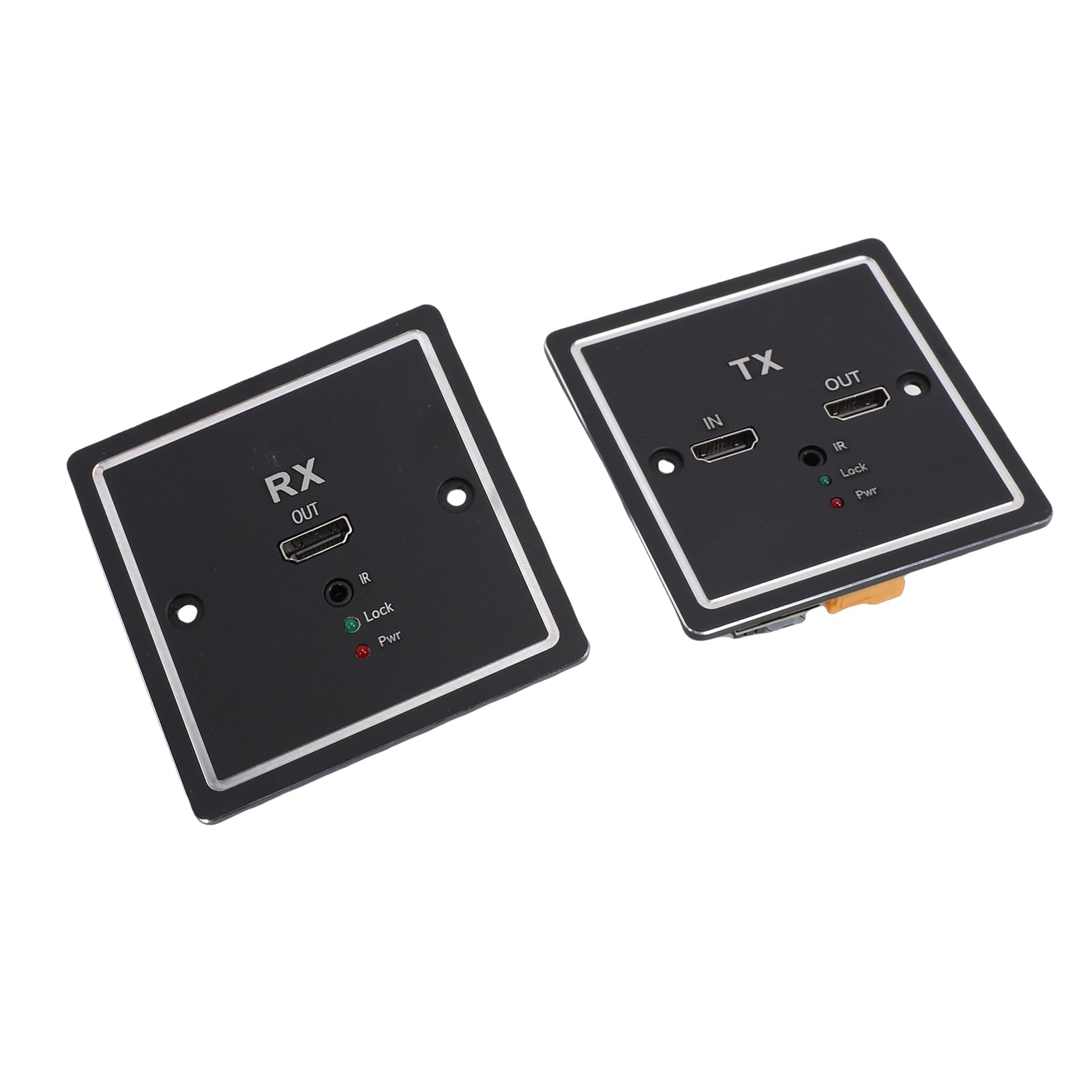 Extender per Piastra a Muro Multimediale HD Cat6 Supporto Ad Alta Risoluzione Compatibilità Versatile del Dispositivo per Console di Gioco Display 3,4x3,4 Pollici
