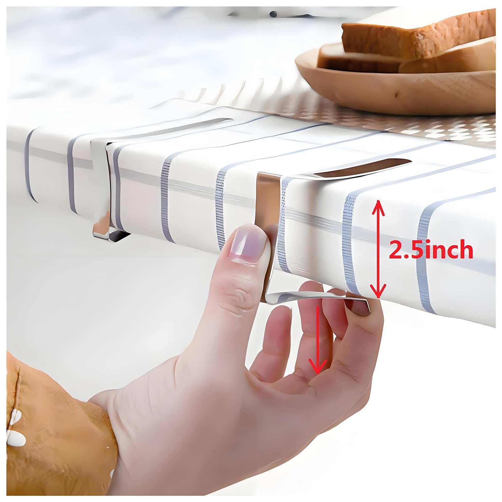 Pinzas Para Mantel De Acero Inoxidable Pinzas Para Mantel De Mesa Clip Exterior Ajustable Antideslizante Sujetador Mantel Para Jardin Cocina Oficina 98961735