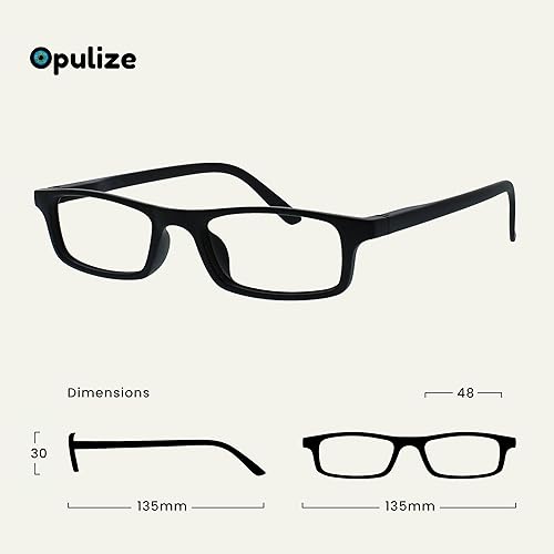 Miniatura 9 de OPULIZE Ted - Gafas de lectura RR17 con marco ligero y estrecho para hombres y mujeres, resistentes a los arañazos