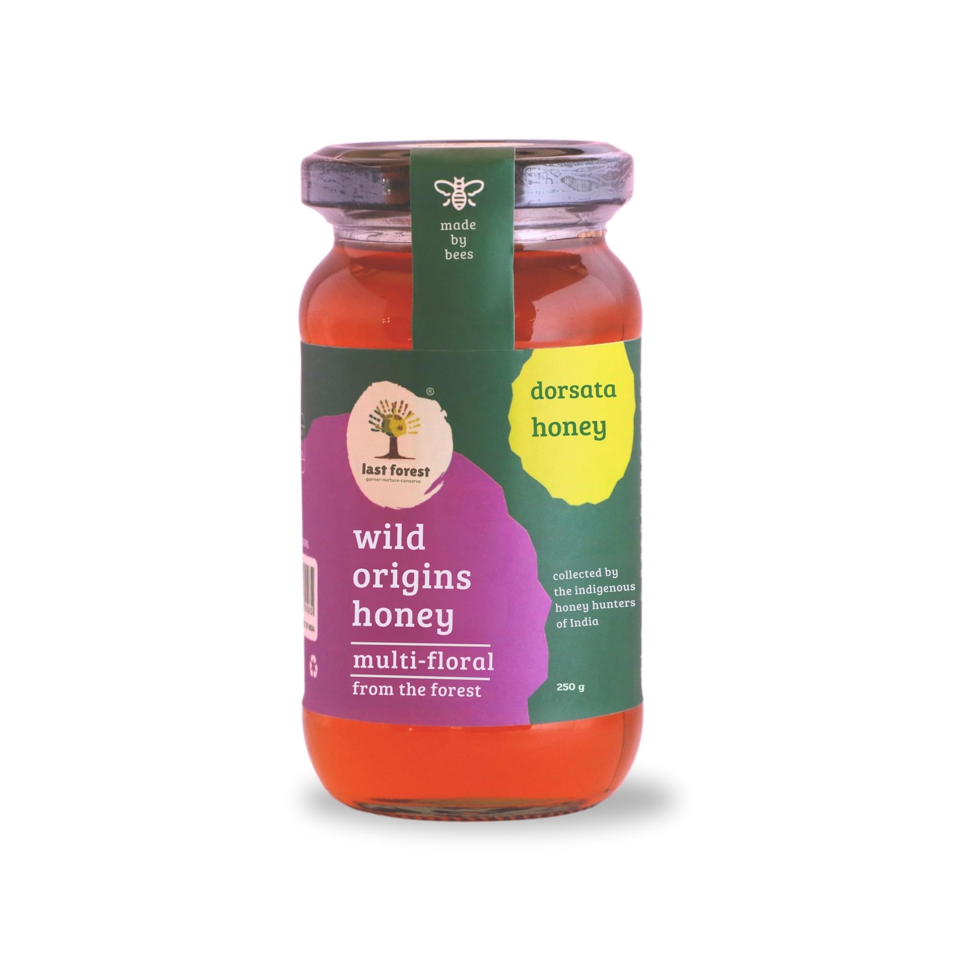 Last Forest Unprocessed Wild Nilgiri Honey 250g, Raw Honey Rich in Vitamins and Antioxidants, Pure and Unpasteurized Honey with No Added Sugar or Additives (Pack of 2)-image-25