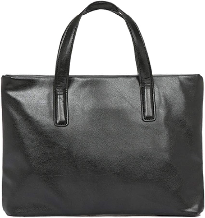 SHESRA Men Handbag Briefcase Computer Bag New Business Bag Full Grain Leather Laptop Briefcase For Men Messenger Tote Bags