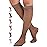 ABSOLUTE SUPPORT Sheer Compression Socks for Women 15-20 mmHg - Support Hose Knee High Stockings, Taupe, X-Large