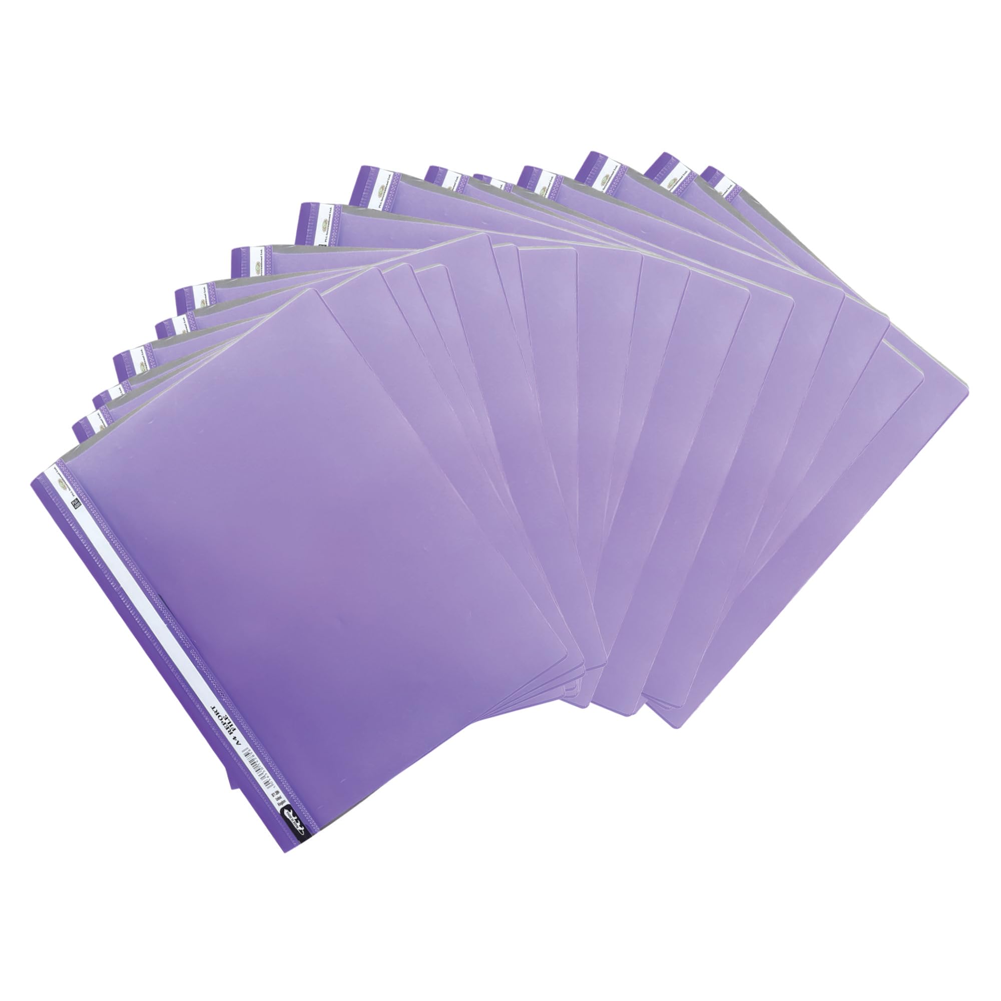 M1SS Set of 30 A4 Report File Purple Plastic Document Folder File Paperwork Stationary Organiser for School, University
