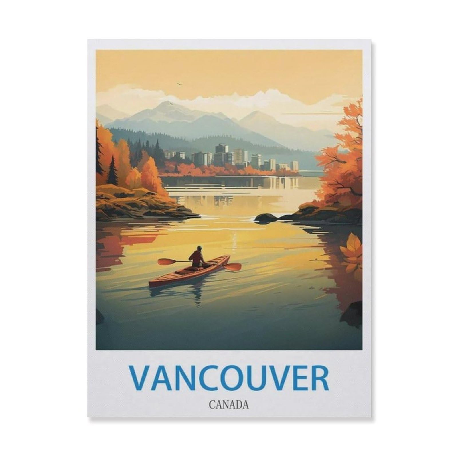 Vancouver Canada，Tin Signs,Funny Vintage Metal Sign Plaqu Poster Wall Art Kitchen Garden Bathroom Decor(30x40cm）12x16 inch-EG27