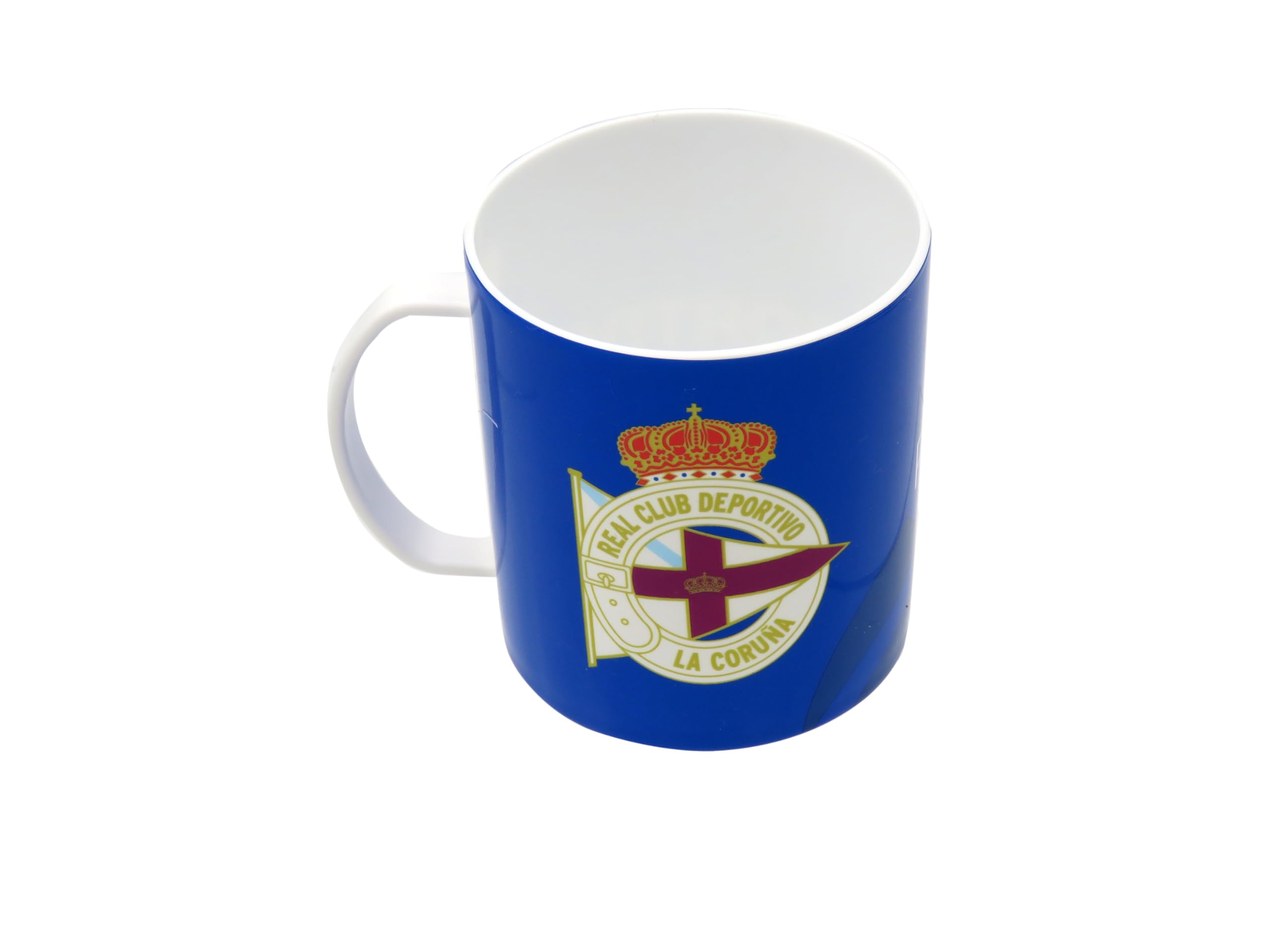 CYPBRANDS Deportivo de la Coruña, Taza, Taza Desayuno, Menaje, Tazas Originales, Color Azul, Producto Oficial