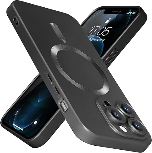 Miniatura 7 de Funda magnética para iPhone 12 Pro Max, protector de lente desmontable con protección completa de la cámara a prueba de golpes, suave mate,
