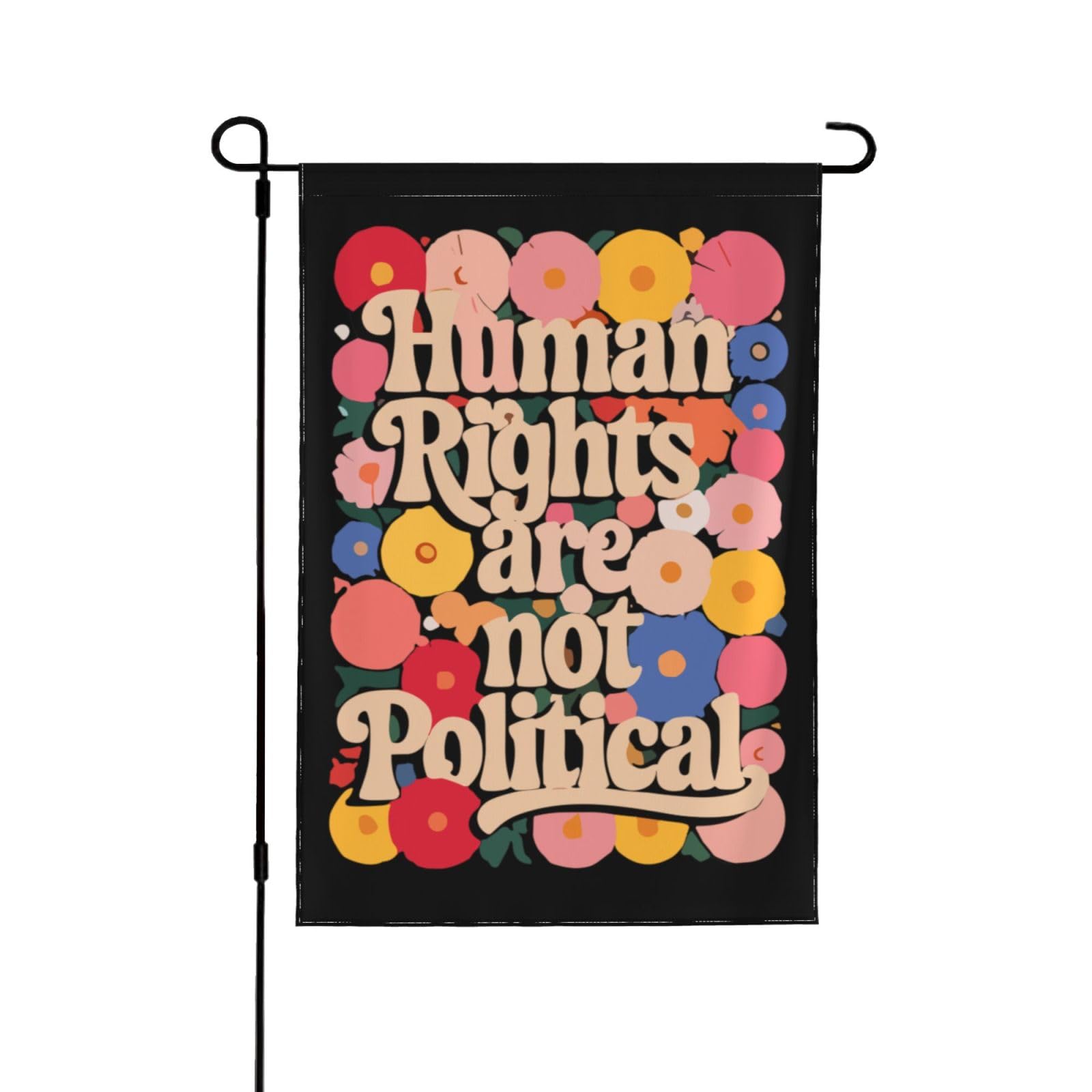 Drapeau de jardin personnalisé extérieur bannière double face抗UV 30x45cm