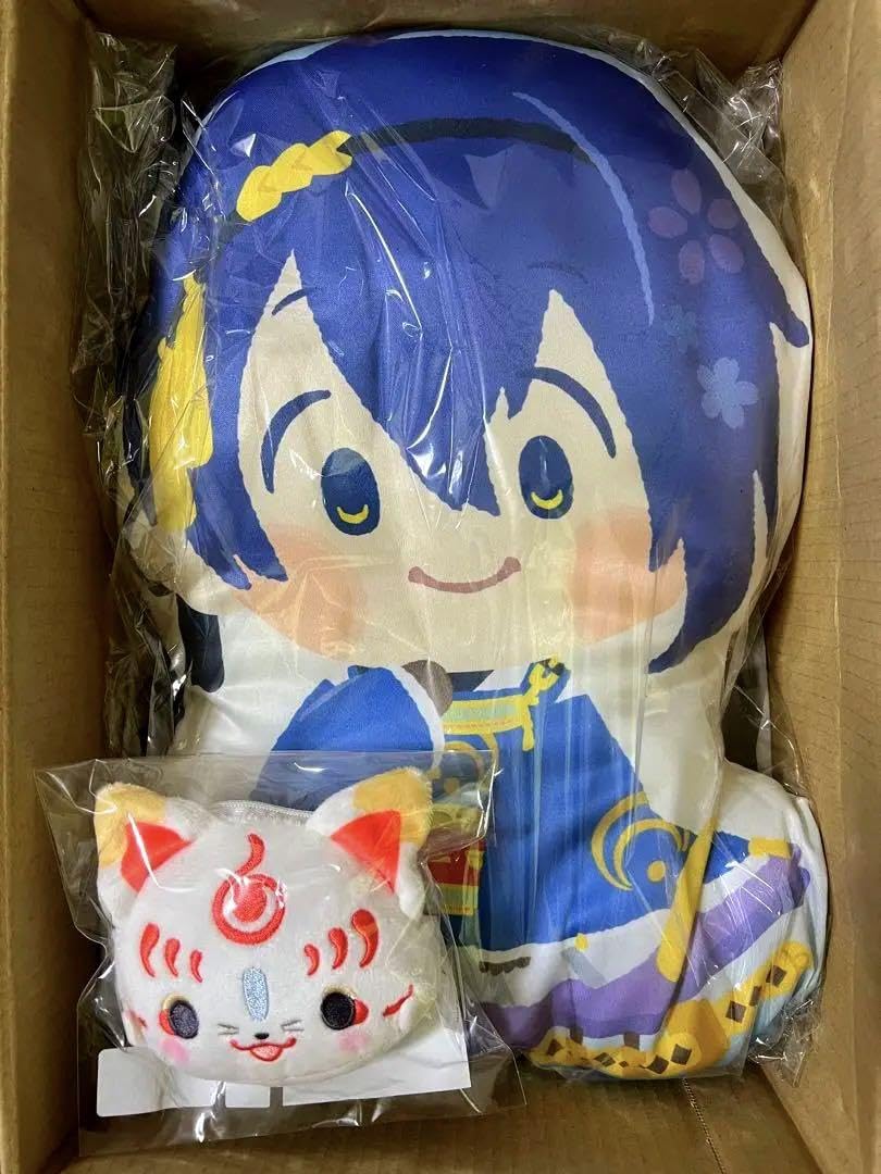 わんぱく刀剣乱舞三日月宗近A賞BIGぬいぐるみB賞クッションセット