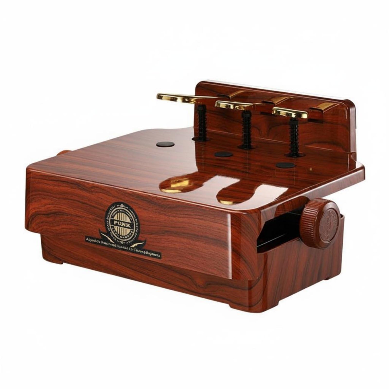 MagiDeal Pedale Rialzatore Piano Appoggio Bambini Pedale Regolabile Struttura Affidabile Adatto per Studenti Principianti Lezioni di Musica Ambienti Domestici, Marrone
