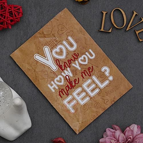 eCraftIndia "You Know How You Make Me Feel? Valentines Day Greeting