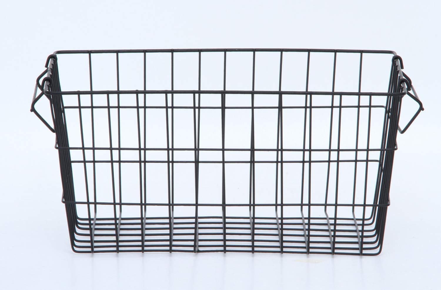 ブラック ワイヤーバスケット 2個セット アルファ 引っ掛け調整ワイヤーバスケットW270(ブラック) KD8