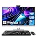 23.8" Full HD All in One PC Desktop Computer (Dec 2025 Release) - 16GB RAM, 512GB SSD, Windows 11, Intel 15th Gen Quad-Core CPU, HDMI, USB 3.0 - AIO PC with Wireless Keyboard, Mouse, 3MP Web Camera